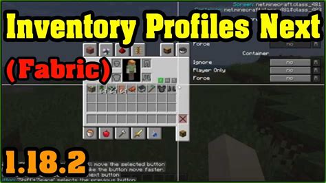 Inventoryprofilesnext-fabric  I try to find the config file on Aternos's server file page, but I guess since the server is vanilla so it…CurseForge is one of the biggest mod repositories in the world, serving communities like Minecraft, WoW, The Sims 4, and more